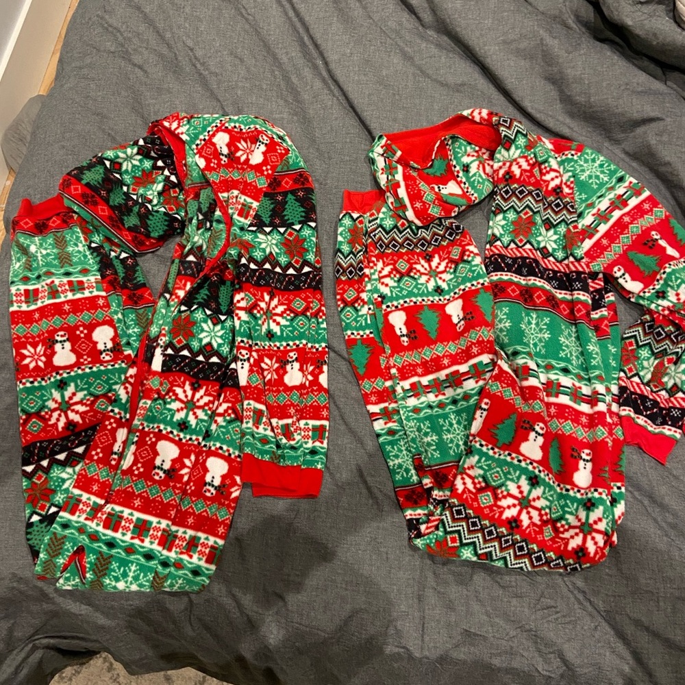 2 pair matching Childrens place adult PJs